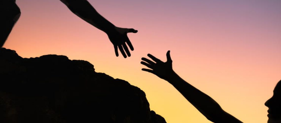 Leader's helping hand